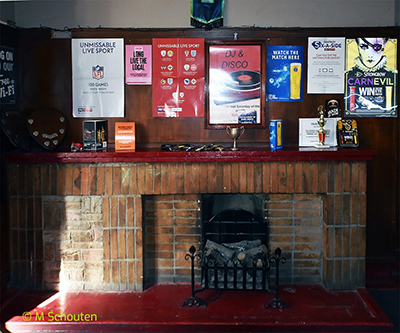 Fireplace in Public Bar.  by Michael Schouten. Published on 06-12-2019