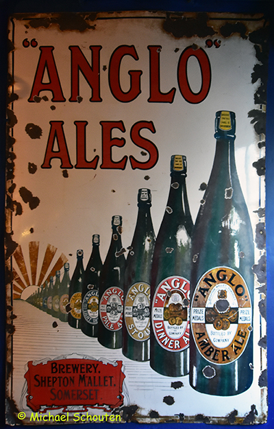 Anglo Ales Enamel Sign in Main Bar.  by Michael Schouten. Published on 