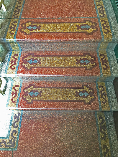 Terrazzo Staircase.  by Michael Slaughter. Published on 