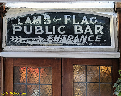 Signage Above Ex Public Bar Doors.  by Michael Schouten. Published on 05-03-2020