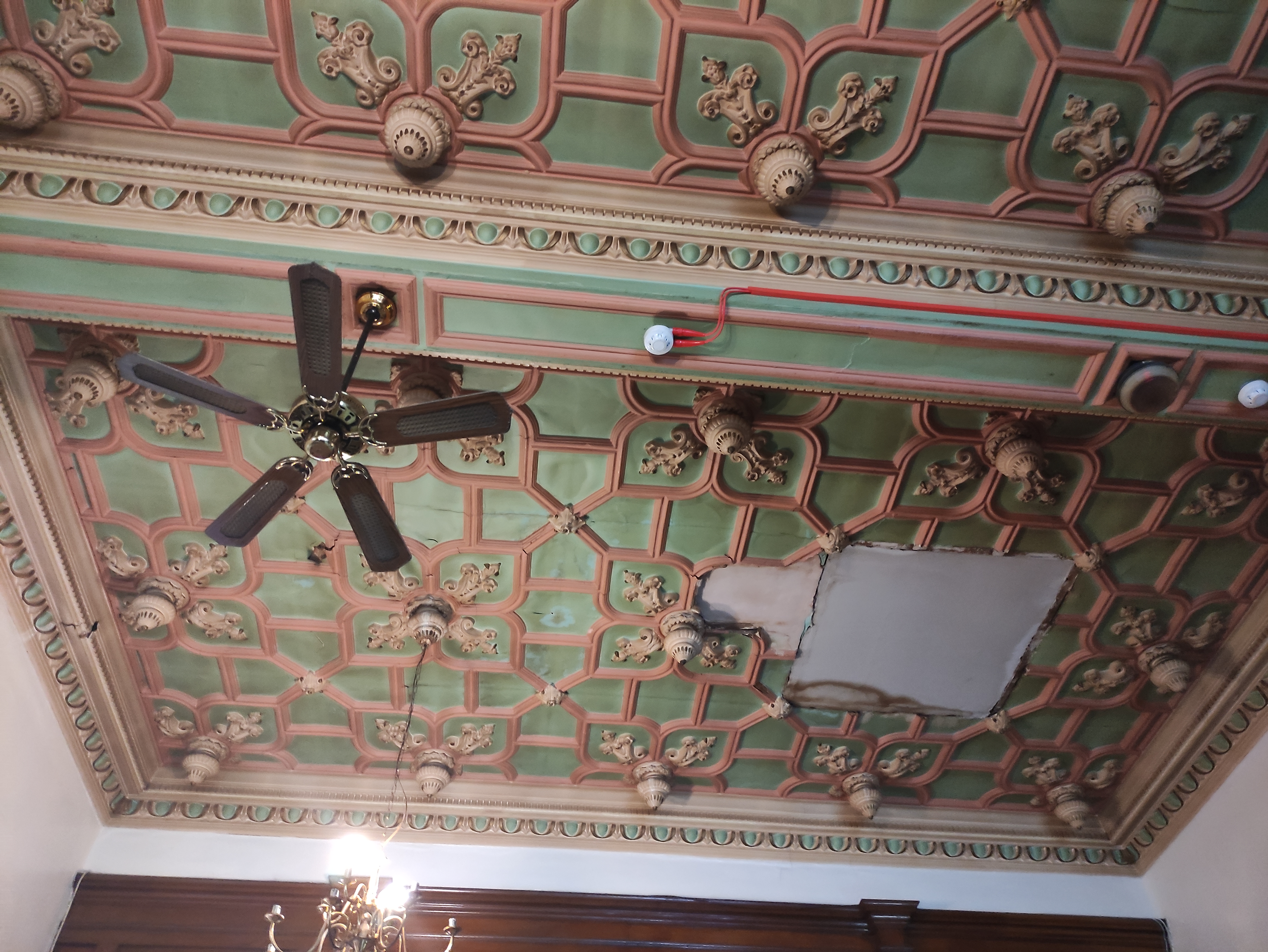 Lounge Ceiling Showing Damage (2024).  by Andy Shaw. Published on 