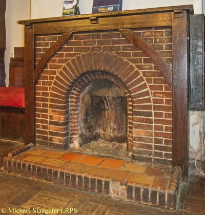 Fireplace in Rear Room.  by Michael Slaughter. Published on 