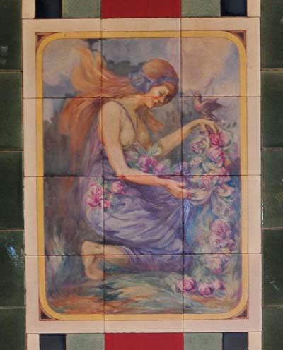 Tile Painting 5.  by Michael Slaughter. Published on 