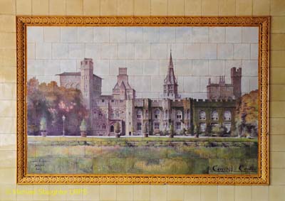 Castle Tile Painting.  by Michael Slaughter. Published on 