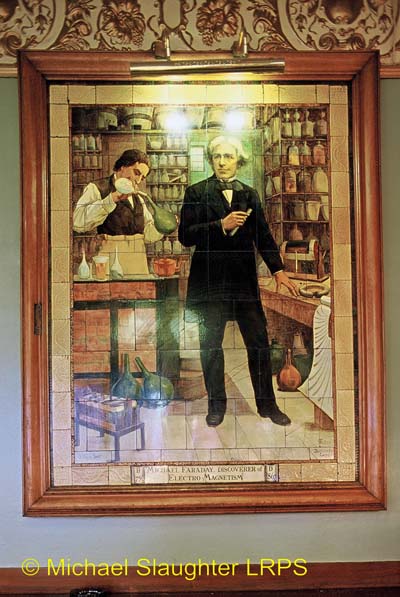 Michael Faraday Tiled Mural.  by Michael Slaughter. Published on 