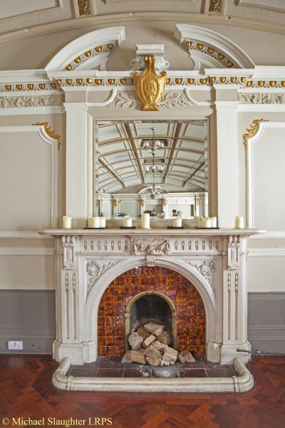 Ballroom Fireplace.  by Michael Slaughter. Published on 