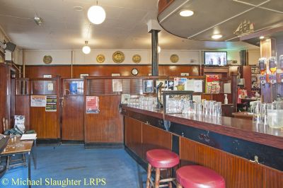 Bar Counter and Partitioned Snug.  by Michael Slaughter. Published on 