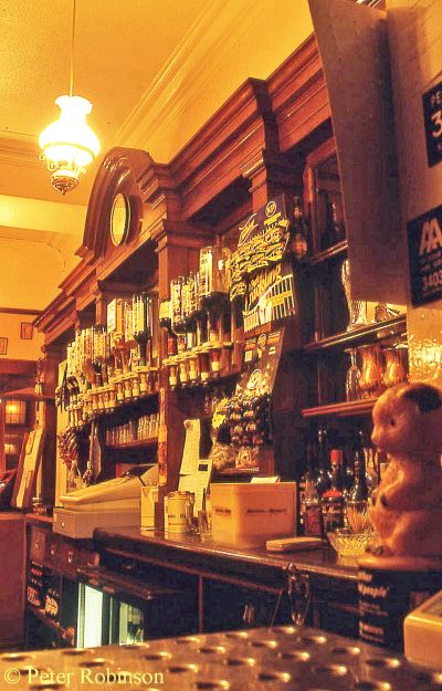 Main Bar Bar Back.  by Peter Robinson. Published on 
