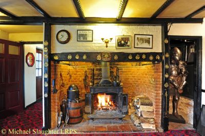 Lounge Fireplace.  by Michael Slaughter. Published on 