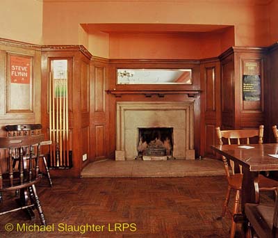 Fireplace in Smoke Room.  by Michael Slaughter. Published on 