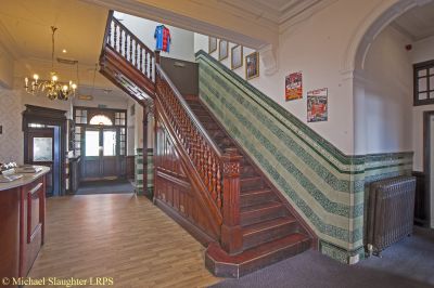 Lobby and Staircase.  by Michael Slaughter. Published on 