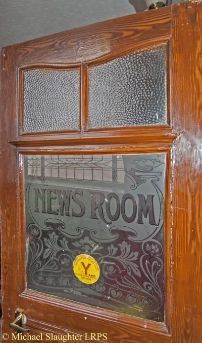 News Room Door.  by Michael Slaughter. Published on 