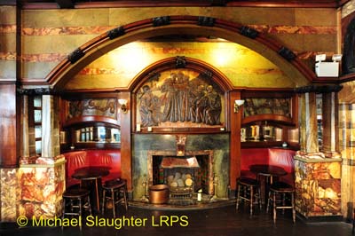 Fireplace in Main Bar.  by Michael Slaughter. Published on 