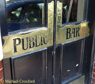 Public Bar Sign.  by Michael Croxford. Published on 