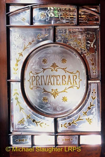 Private Bar Window.  by Michael Slaughter. Published on 