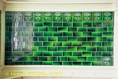 Tiled Wall in Public Bar.  by Michael Slaughter. Published on 