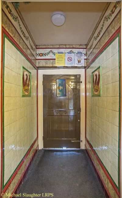 Tiled Entrance Passage.  by Michael Slaughter. Published on  