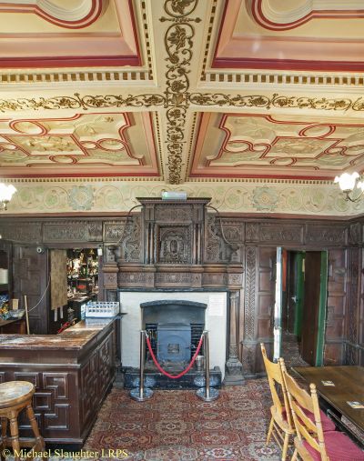 Fireplace in Panelled Room.  by Michael Slaughter. Published on 