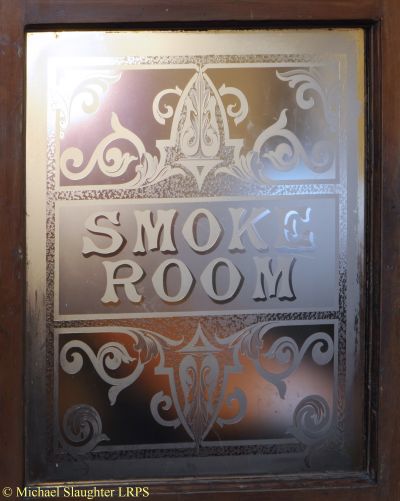 Smoke Room door.  by Michael Slaughter. Published on 
